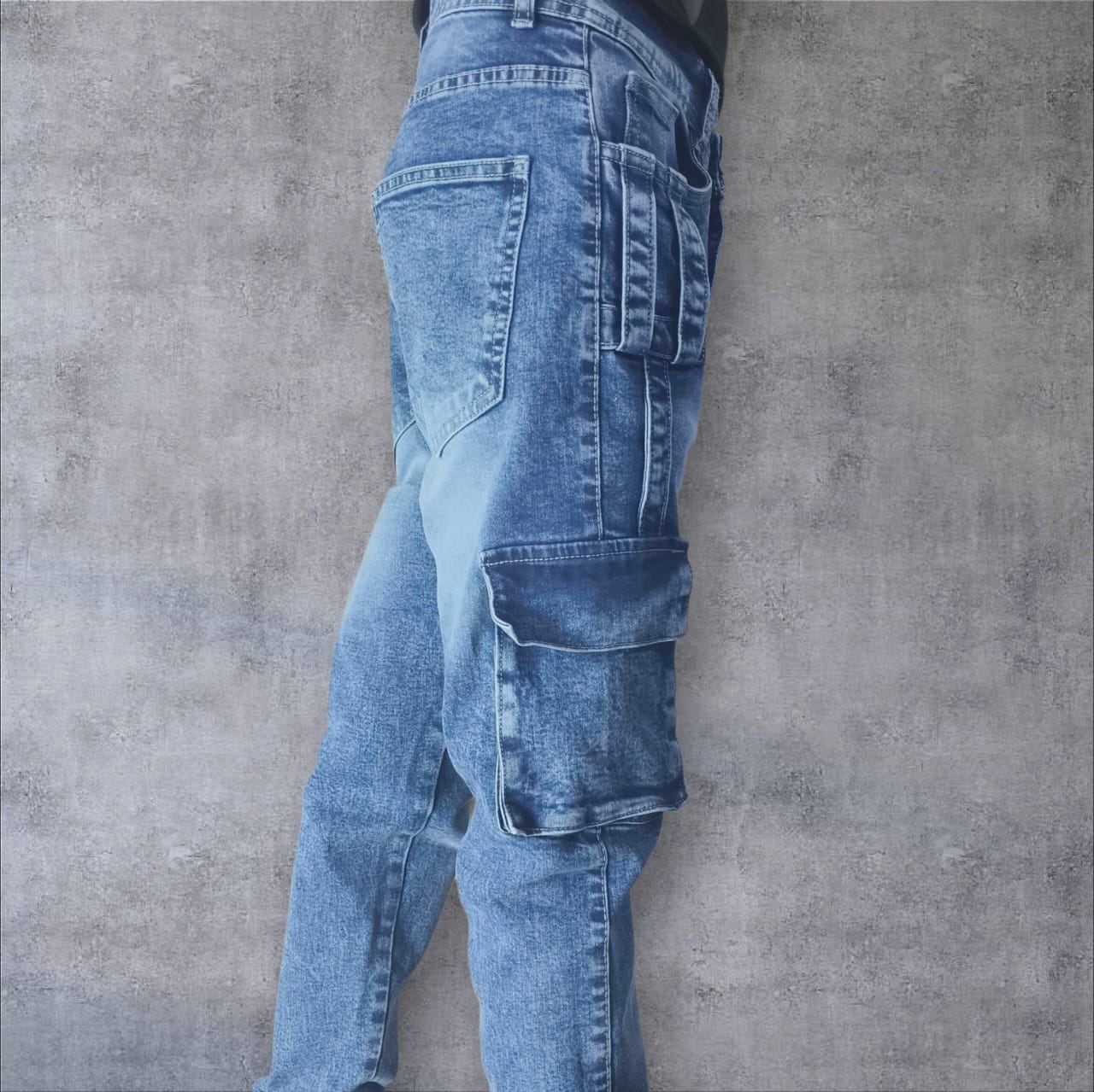 Cargo Denim Jeans for Men