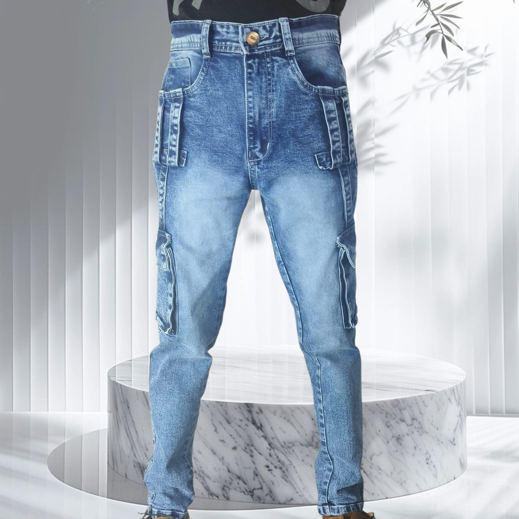 Cargo Denim Jeans for Men
